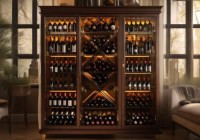 欧式酒柜红酒斜插摆放攻略