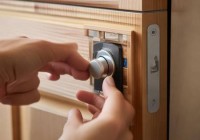 防盗门智能拉手安装教程：一步到位，安全又便捷