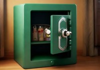 小型绿色保险柜：居家安全必备的选择