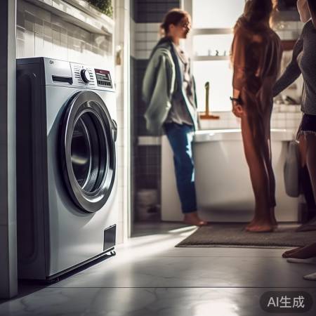 卫生间洗衣机省时省空间