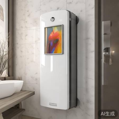 画框遮挡热水器，装饰便捷