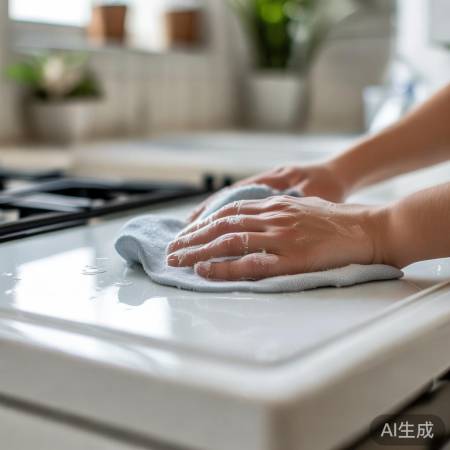 陶瓷灶圈需轻柔擦拭