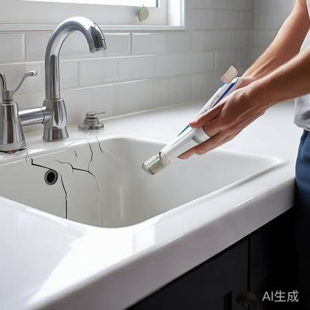 水管破裂，临时修补