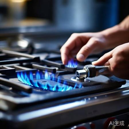 调整火苗，先开风门后调小火。