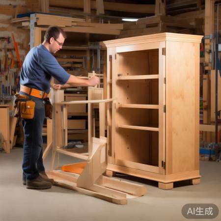 拆酒柜变书柜，空间利用佳