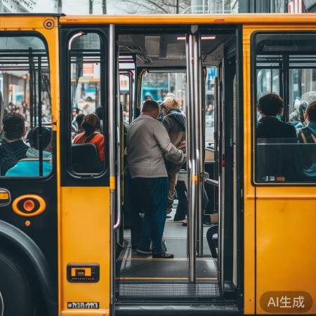 “防盗门缓开,公交门灵敏,注意