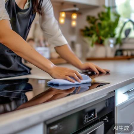 “细心保养，集成灶伴你长久”