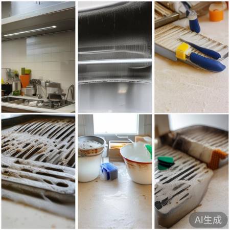 “油烟机膜清洗,除味美观两不误