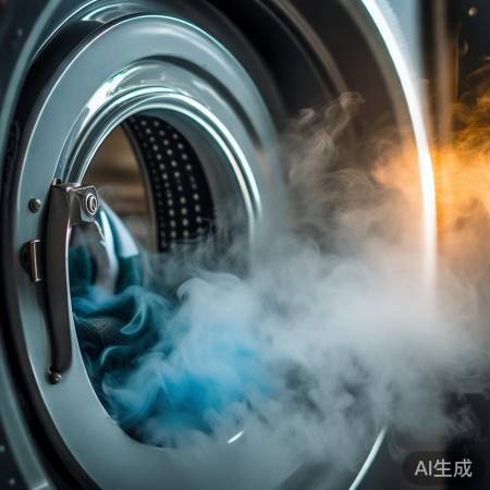 洗衣机盖微开,香氛四溢