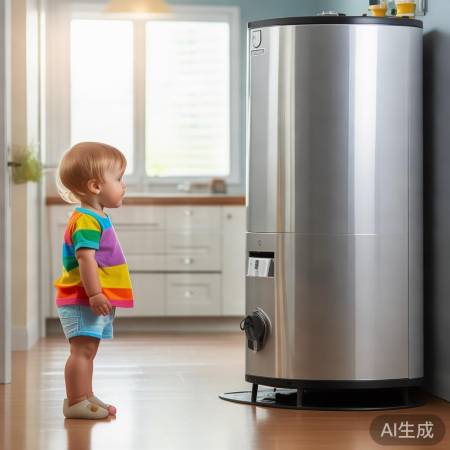 “燃气热水器旁，儿童勿入”