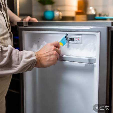 “除霜勿猛，按说明操作”