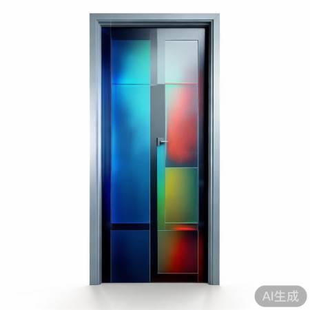 防盗门色彩渐变,层次丰富