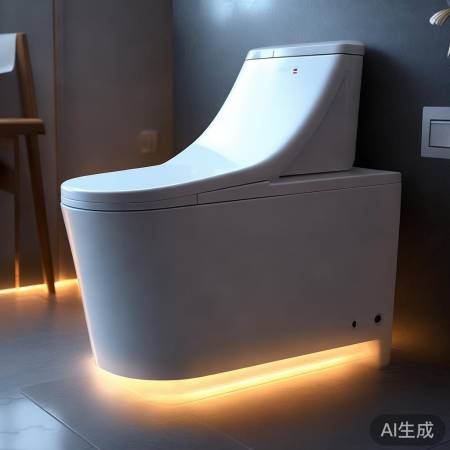 极窄智能马桶,人性化设计,夜灯
