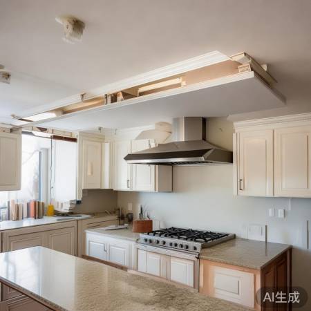 吊顶平整，柜美如画