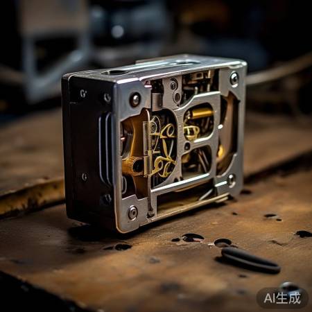 拆盖见锁核心,轻拿轻放。