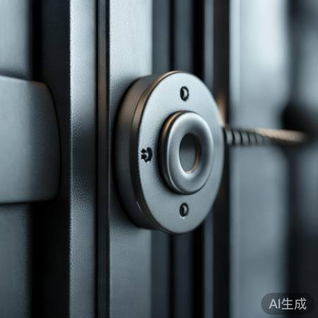 螺丝是防盗门的隐形锁