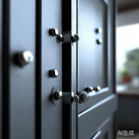 “防盗门螺丝,细节保安全”