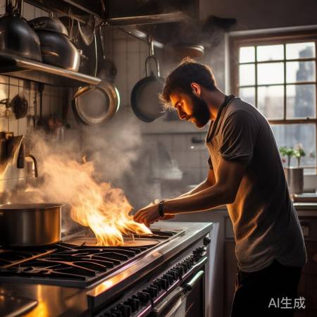 炒菜调节,火候适度