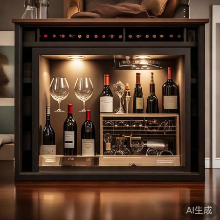 红酒柜收纳盒，实用美观