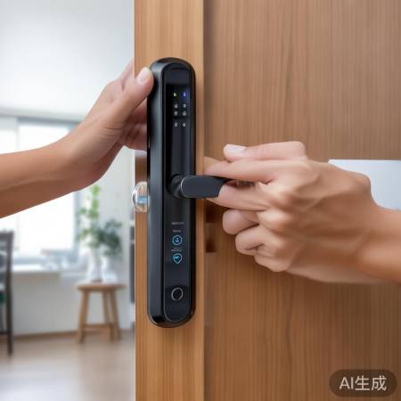 指纹锁ka118安装简单