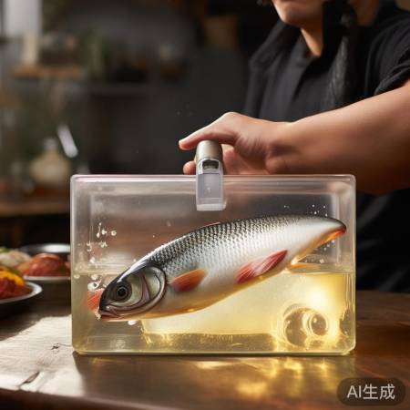 白酒浸泡消毒鱼