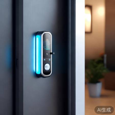 万佳安指纹锁,双重保障,出门不