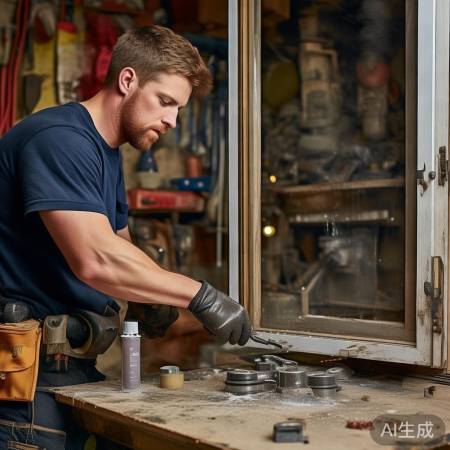 门体松动?用502胶水加固铰链