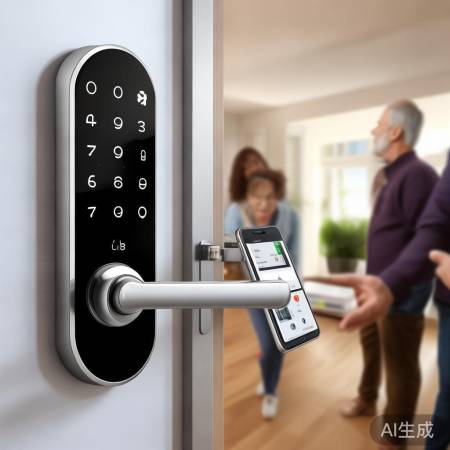 实体店体验,结合评价选智能锁