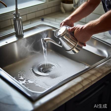 热水冲洗检验下水道