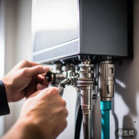 检查壁挂炉连接密封