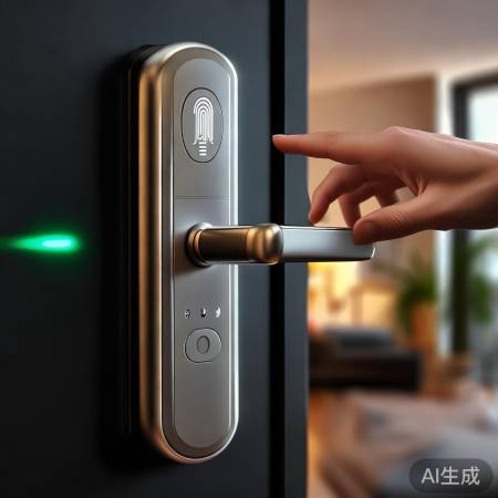 “指纹解锁,简单又安全”