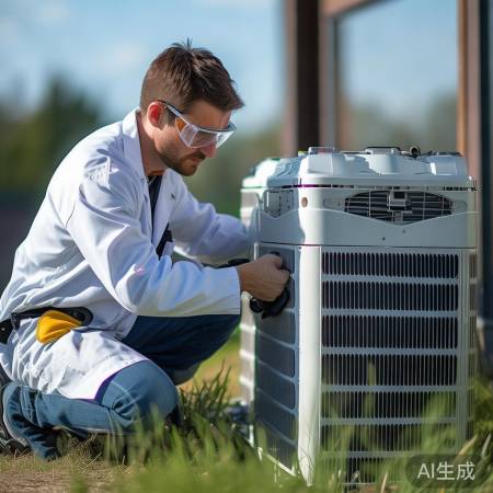 检查室外机细节