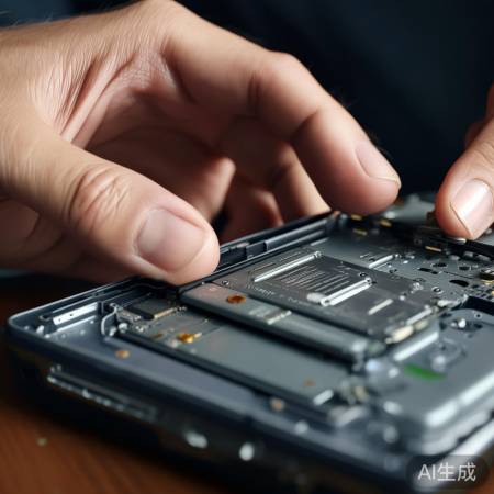 “取出旧电池”