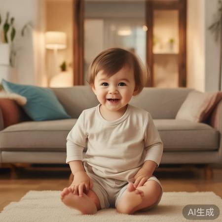 宝宝穿衣适度,冷暖适宜