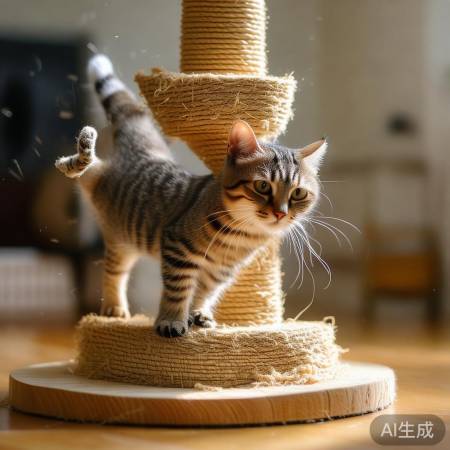 猫咪健身房,磨爪乐翻天