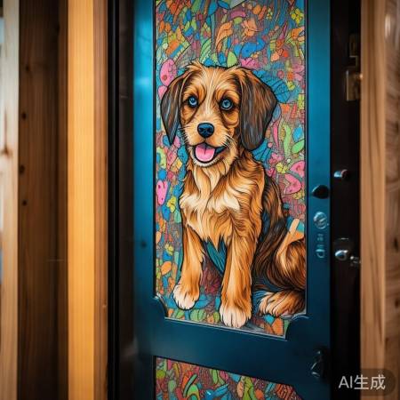 大兴门定制,卡通门温馨独特