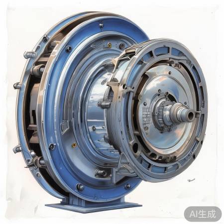 离合器核心:主动盘带动从动盘