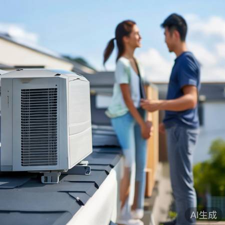 屋顶空调安装，邻里沟通佳