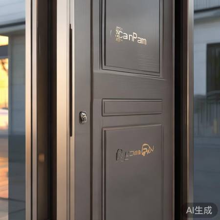 “盼盼防盗门,居家安全好帮手”