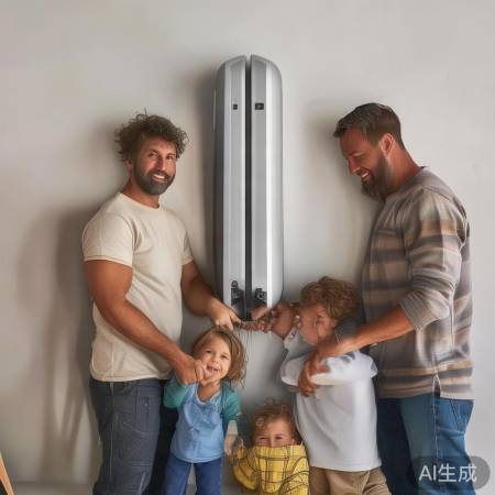 加热器易装，普通家庭可操作