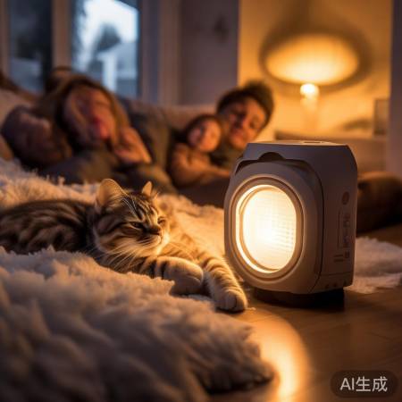 “冬天温暖神器，猫咪都呼噜噜”