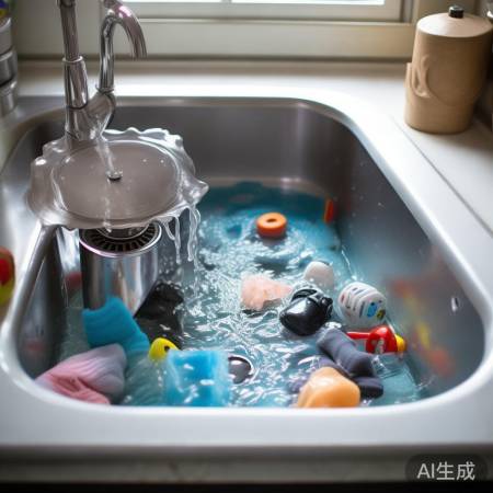 洗衣机排水管堵塞