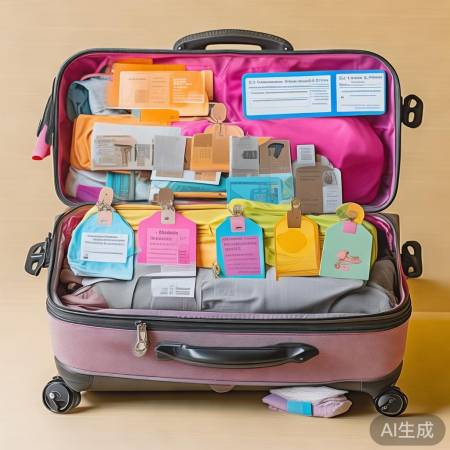 冰箱贴助行李管理