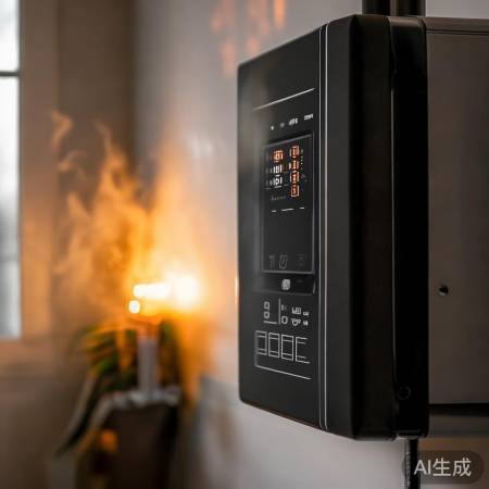 壁挂炉燃烧调气中