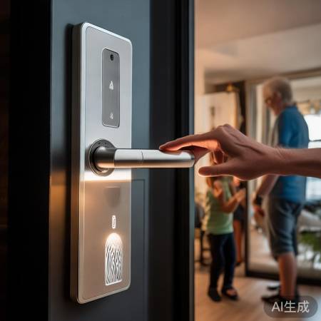 指纹锁识别快，储指纹方便