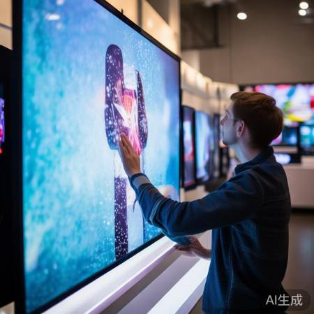 实体店体验电视优劣