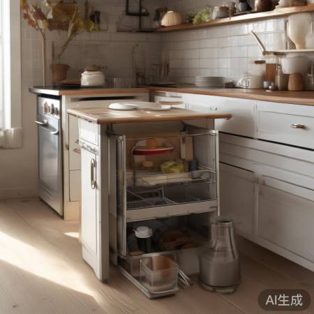 角落空间妙用，消毒柜藏身