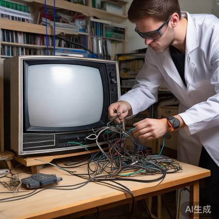 更换信号线，恢复电视色彩