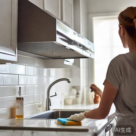 “定期清洗油烟机，厨房更卫生”