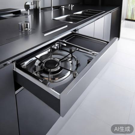 镶入式灶具,美观安全易清洁